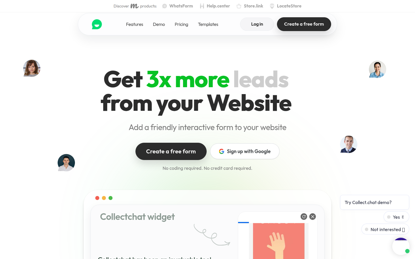 Collect.chat conversation builder