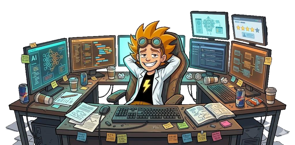 Frankie at work