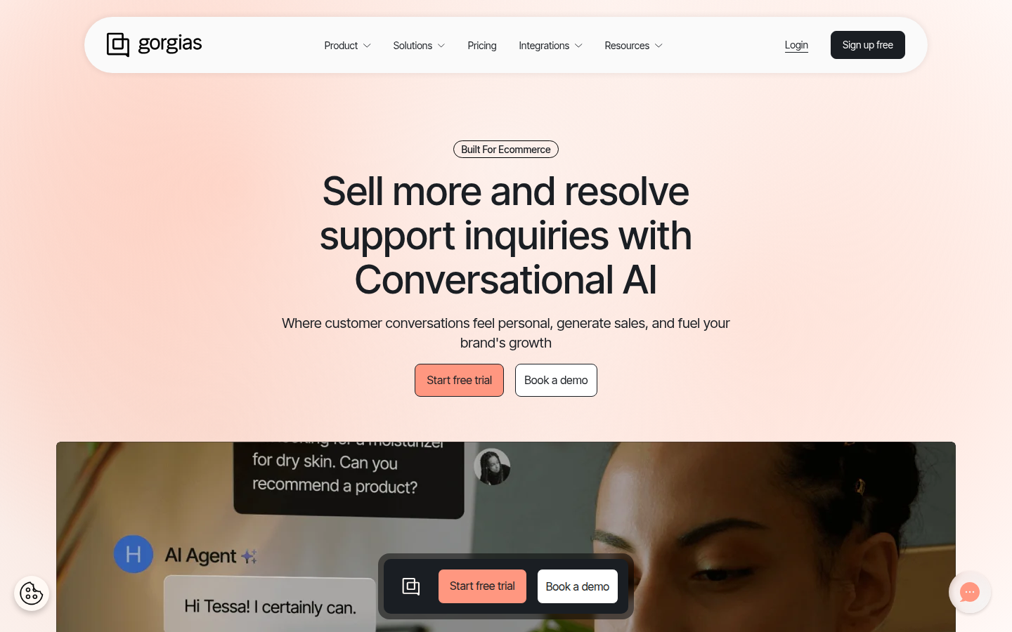 Gorgias AI Agent with Shopify integration