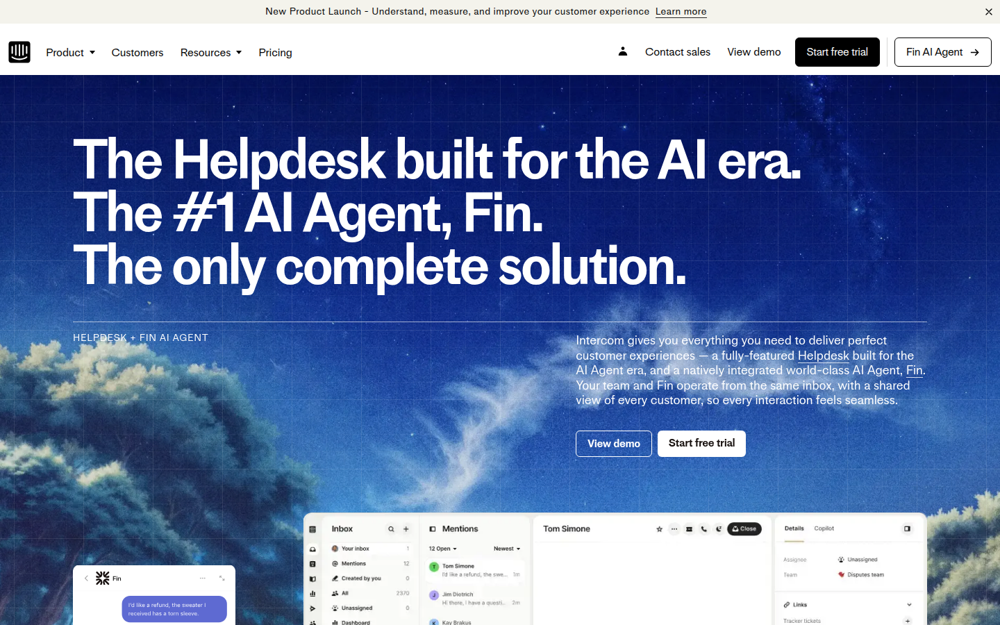 Intercom Fin AI agent