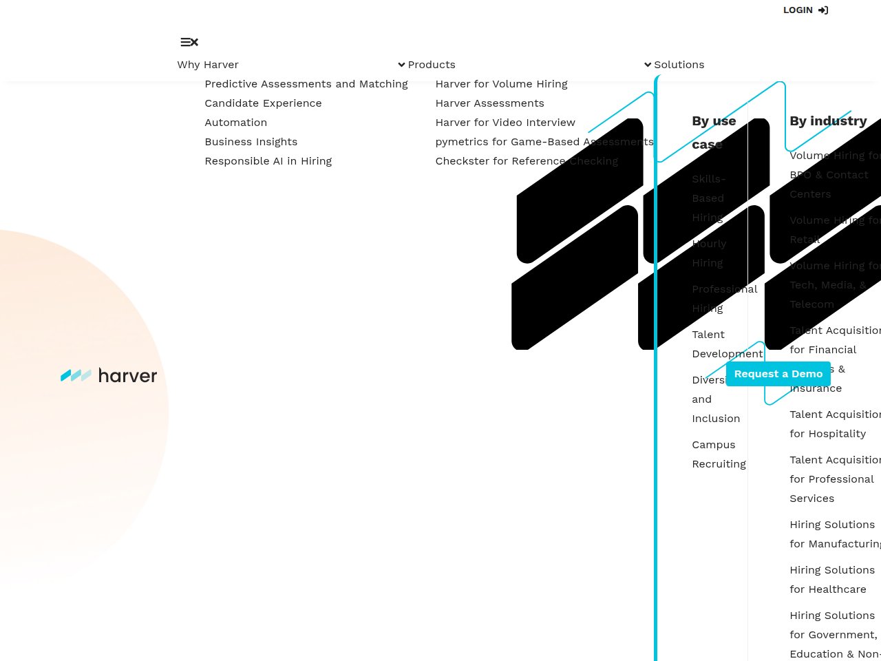 Pymetrics Harver AI talent assessment platform screenshot