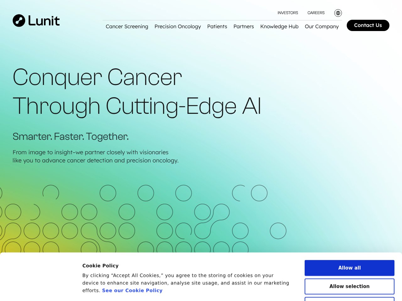 Lunit AI medical imaging cancer detection screenshot