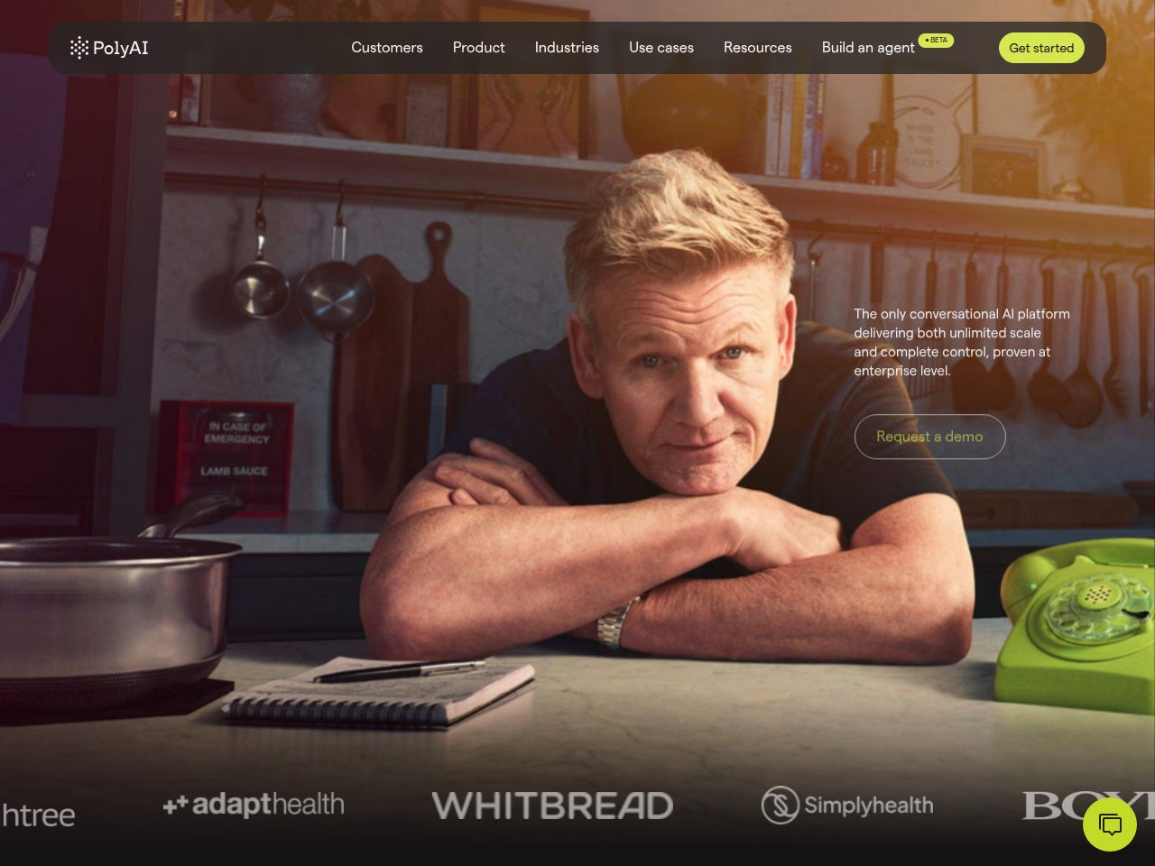 PolyAI interface screenshot